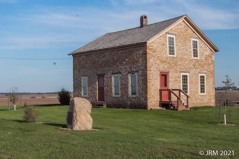 The Old Stone House Marker image. Click for full size.