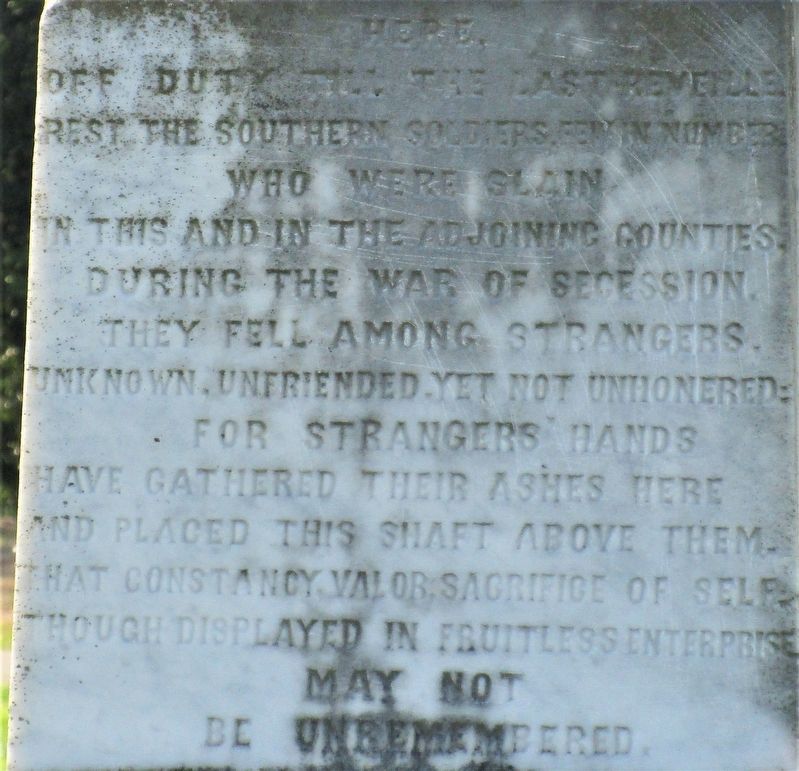 Crab Orchard Confederate Memorial image. Click for full size.