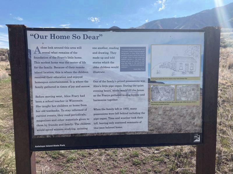 “Our Home So Dear” Marker. Click for full size. “Our Home So Dear” Marker image. Click for full size.