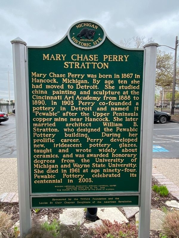 Mary Chase Perry Stratton Marker image. Click for full size.