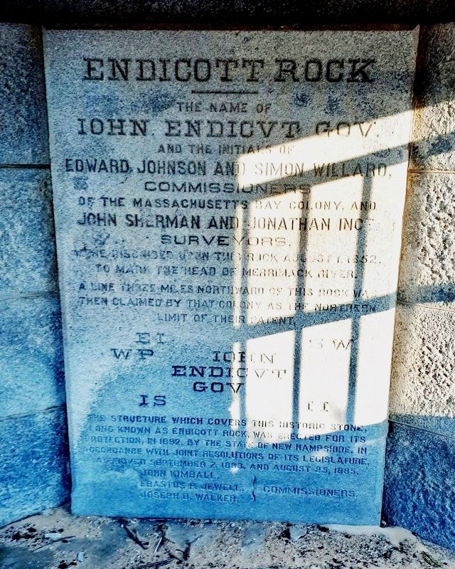 Endicott Rock Marker image. Click for full size.