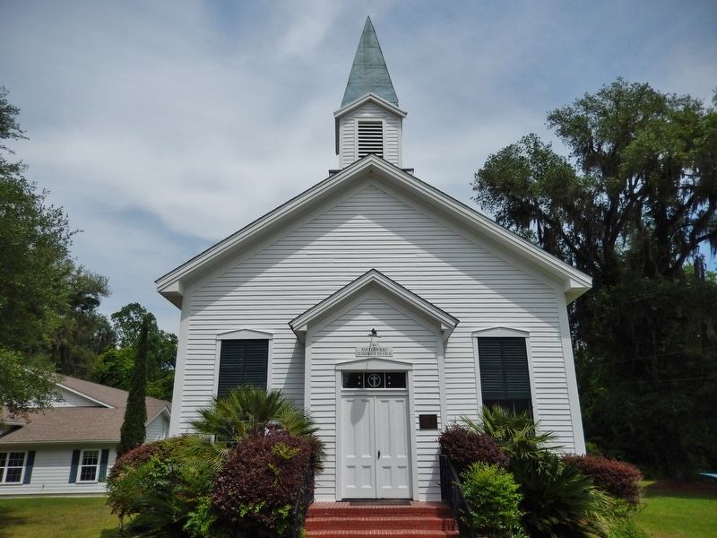 Miccosukee United Methodist Church (<i>west elevation</i>). Click for full size. Miccosukee United Methodist Church (<i>west elevation</i>) image. Click for full size.
