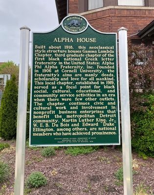 Alpha House Marker image. Click for full size.