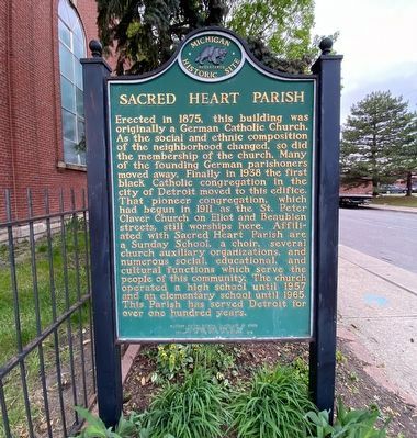 Sacred Heart Parish Marker image. Click for full size.