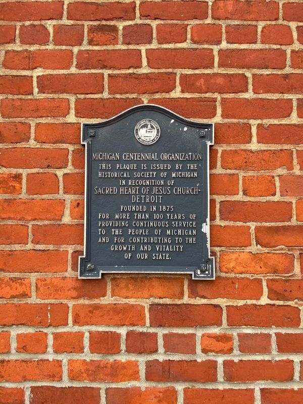 Sacred Heart Parish Marker image. Click for full size.