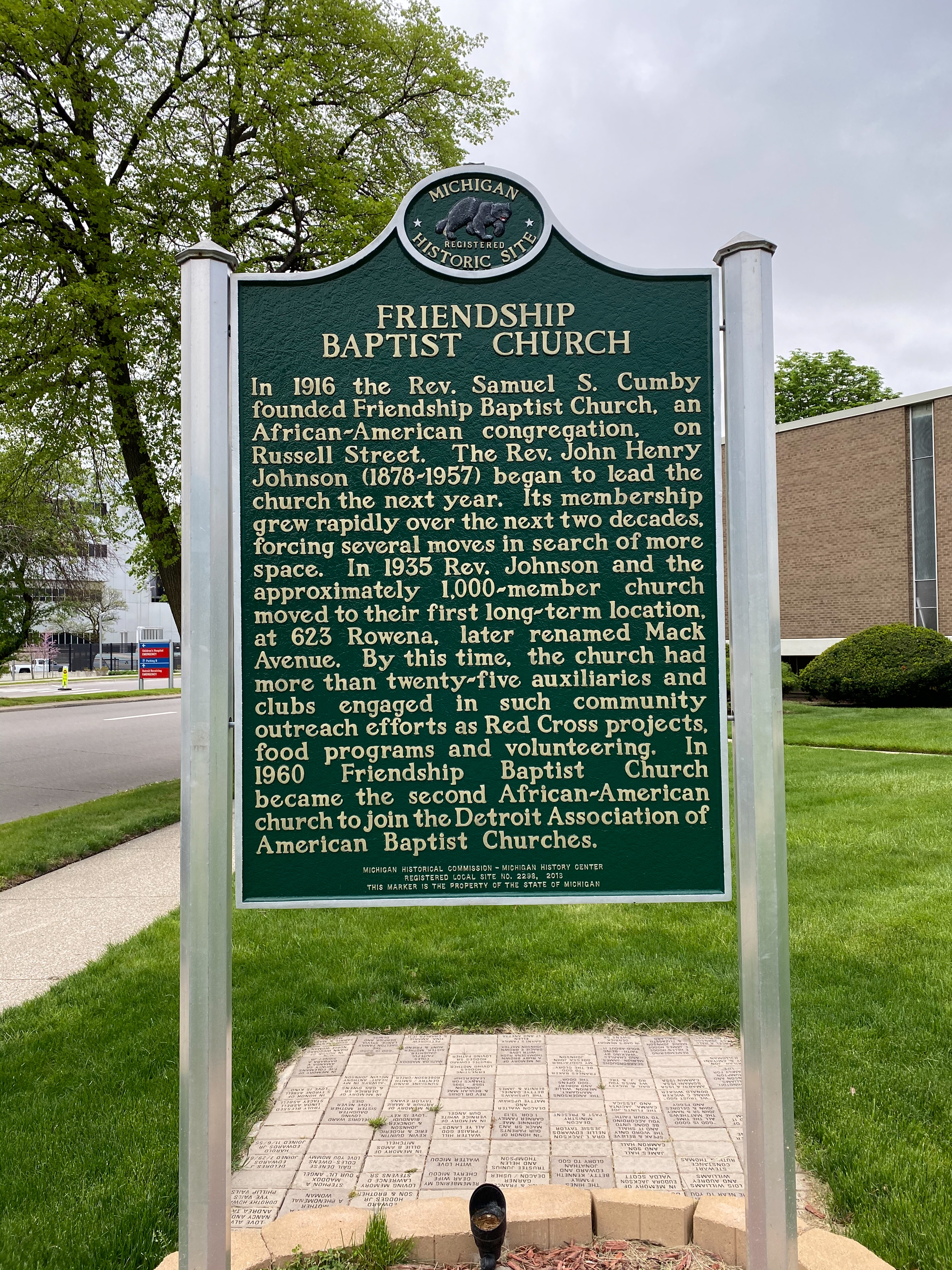 Friendship Baptist Church Marker