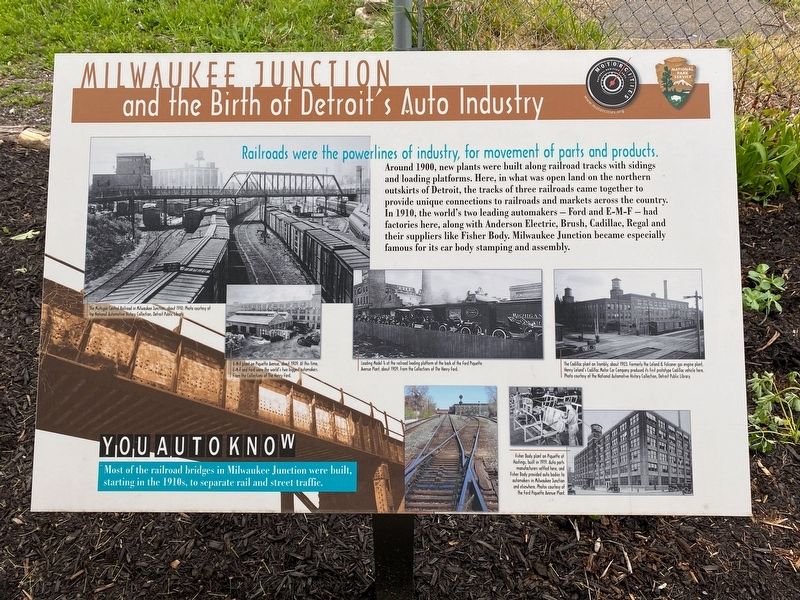 Milwaukee Junction Marker image. Click for full size.