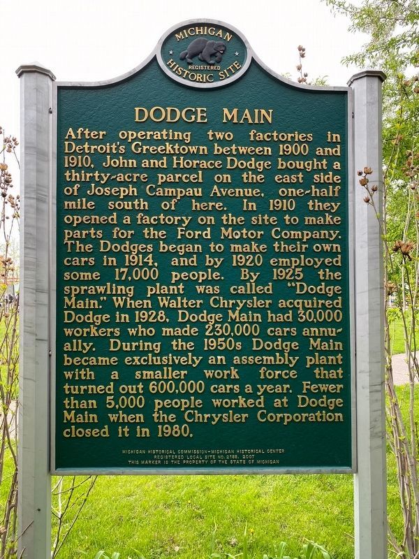 Dodge Main Marker image. Click for full size.