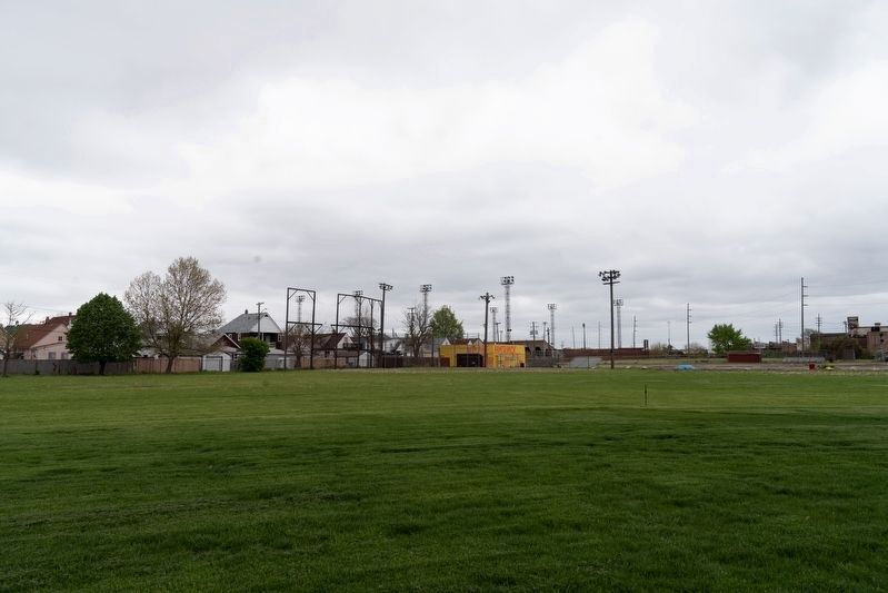Hamtramck Stadium Outfield. Click for full size. Hamtramck Stadium Outfield image. Click for full size.