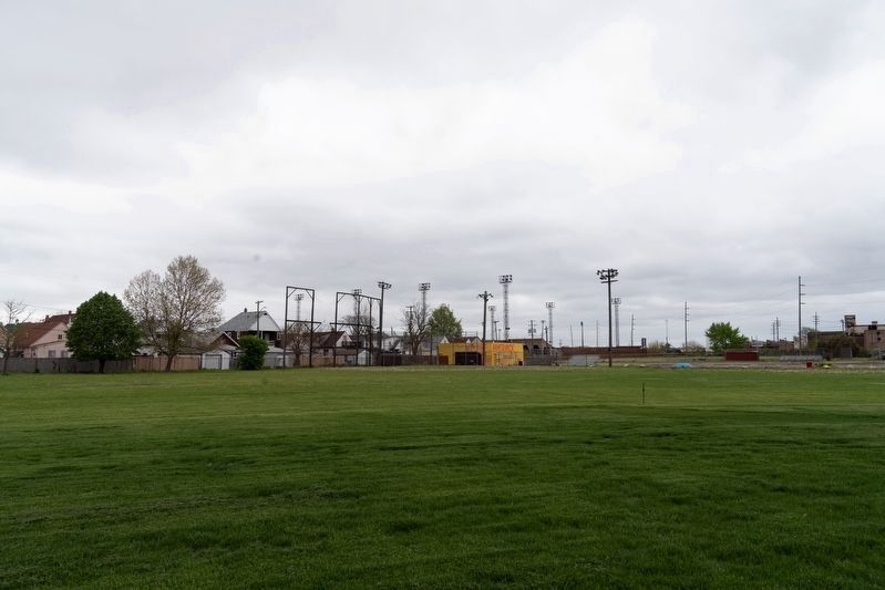 Hamtramck Stadium Outfield image. Click for full size.