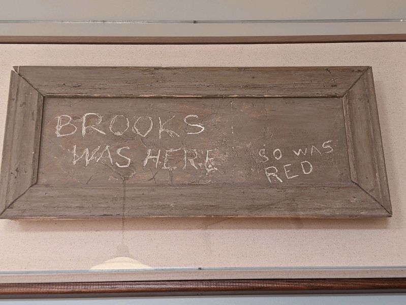 Brooks Was Here...So Was Red image. Click for full size.