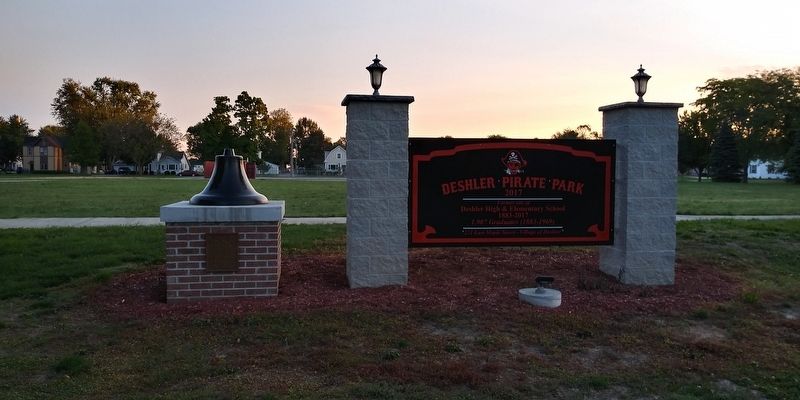 Deshler Pirate Park Marker image. Click for full size.