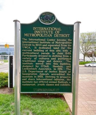 International Institute Of Metropolitan Detroit Marker image. Click for full size.
