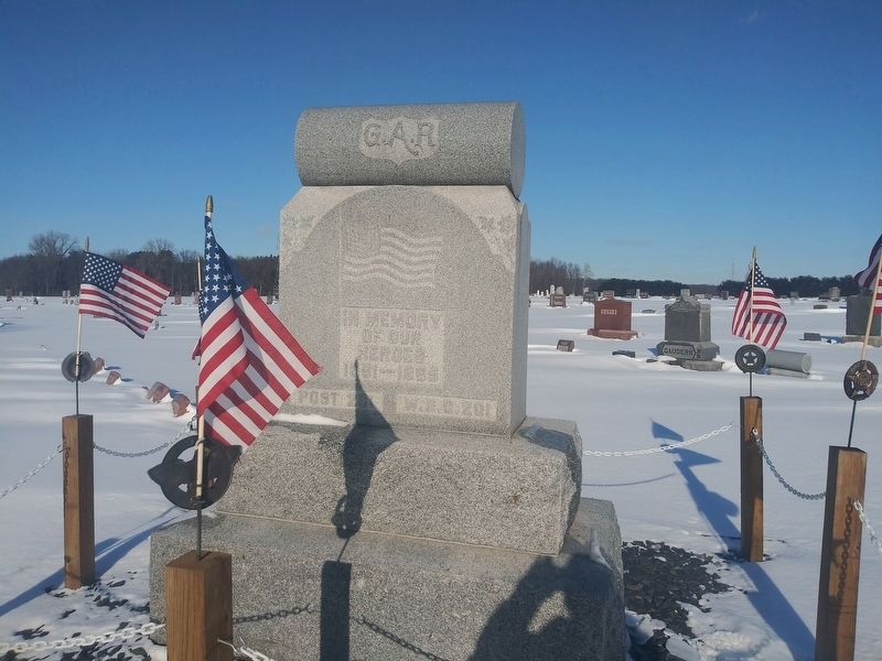 Heath-Colton G.A.R. Civil War Memorial. Click for full size. Heath-Colton G.A.R. Civil War Memorial image. Click for full size.