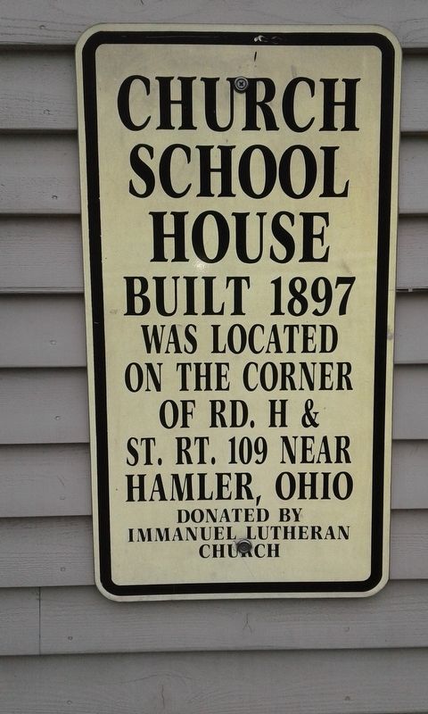 Church School House Marker image. Click for full size.