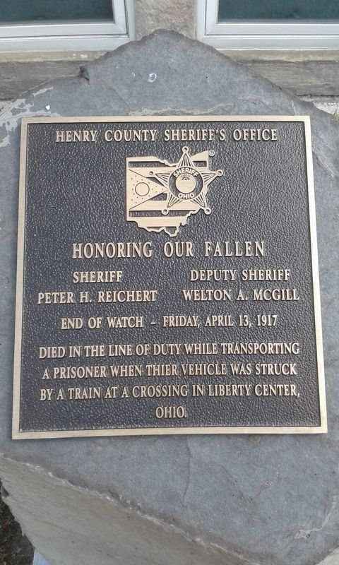 Henry County Sheriff's Office Marker image. Click for full size.