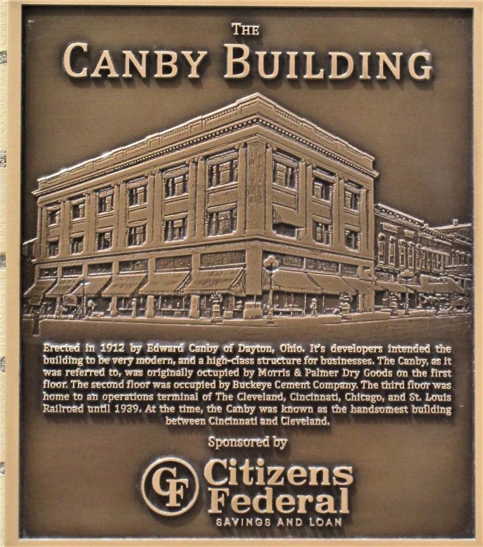 The Canby Building Marker. Click for full size. The Canby Building Marker image. Click for full size.