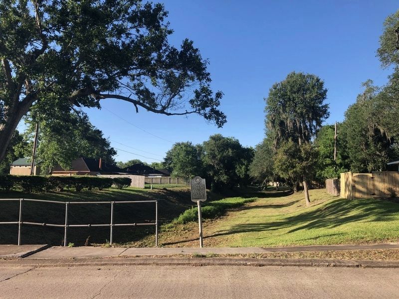 The Brazos Canal Marker image. Click for full size.