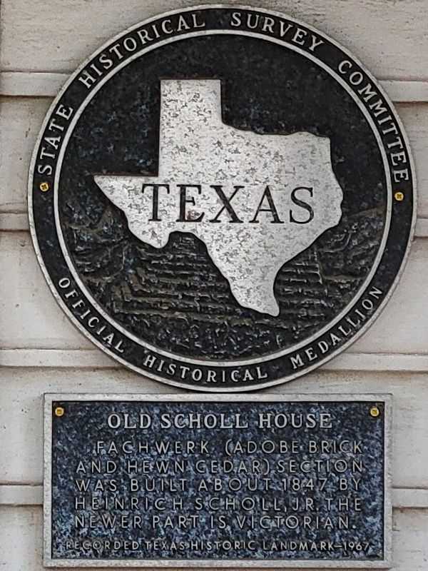 Old Scholl House Marker image. Click for full size.