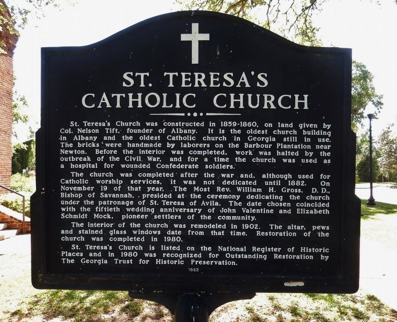 St. Teresa's Catholic Church Marker image. Click for full size.