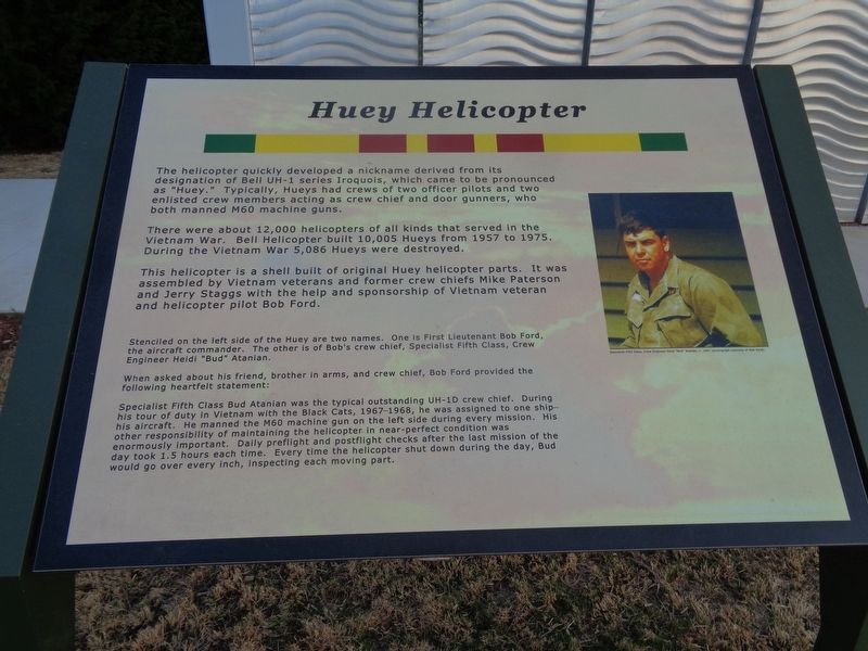 Huey Helicopter Marker image. Click for full size.
