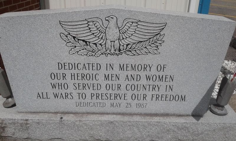 V.F.W. Post 8212 Veterans Memorial image. Click for full size.