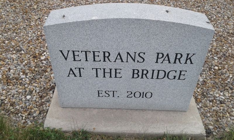 Veterans Park At The Bridge Marker image. Click for full size.