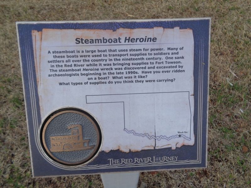 Steamboat <i>Heroine</i> Marker image. Click for full size.