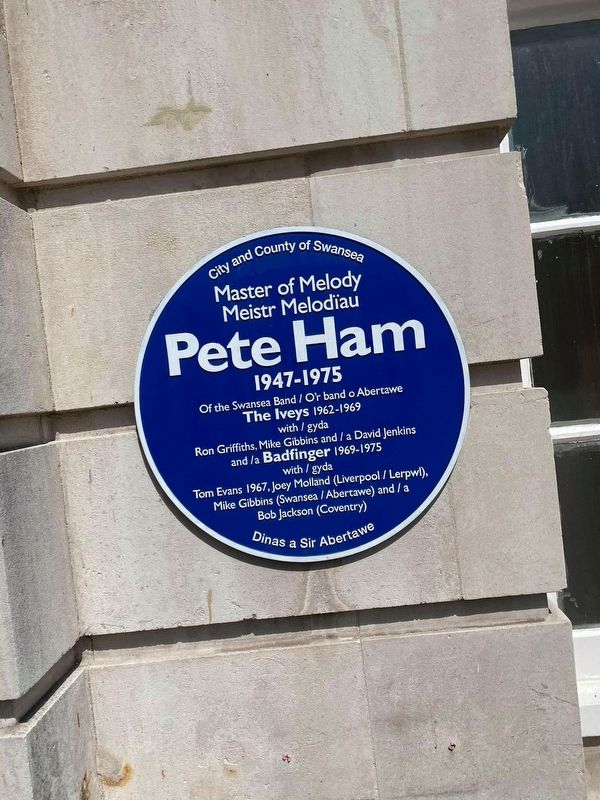 Pete Ham Marker image. Click for full size.