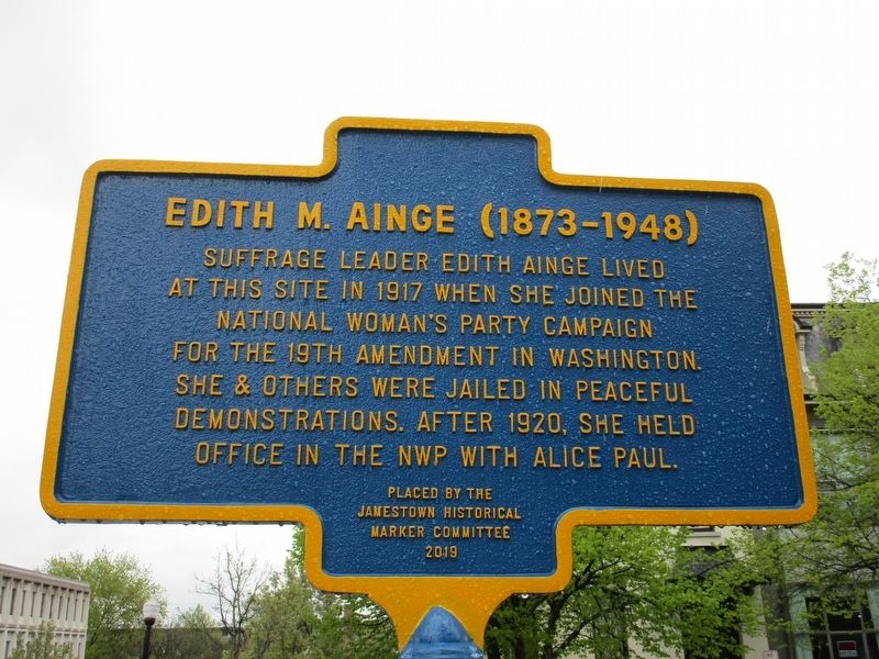 Edith M. Ainge Marker image. Click for full size.