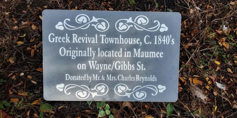 Greek Revival Townhouse Marker image. Click for full size.