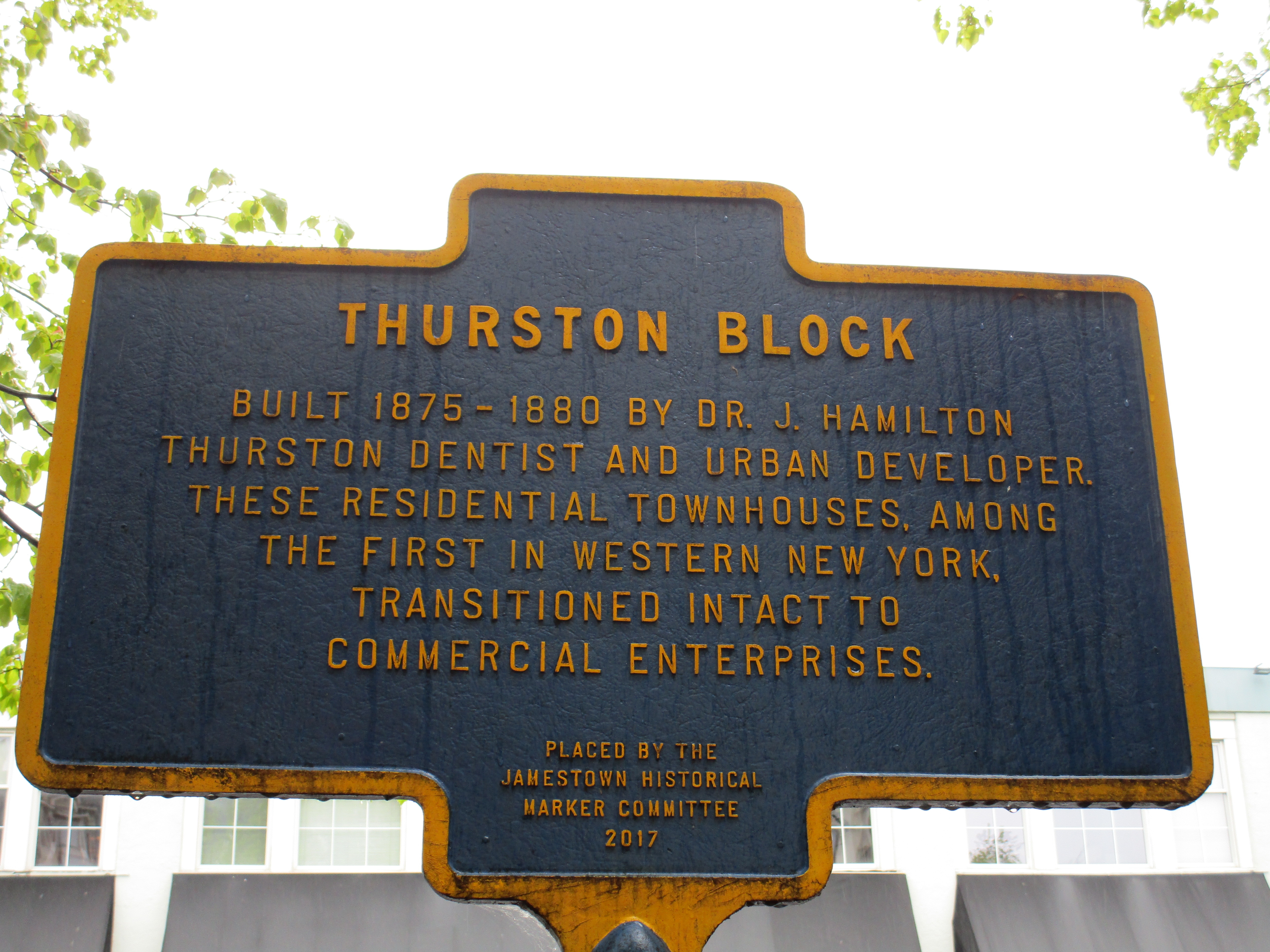 Thurston Block Marker