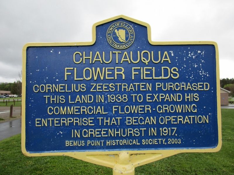 Chautauqua Flower Fields Marker image. Click for full size.