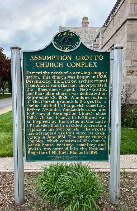 Assumption Grotto Church Complex Marker image. Click for full size.