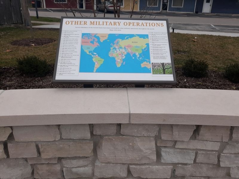 Other Military Operations Marker. Click for full size. Other Military Operations Marker image. Click for full size.