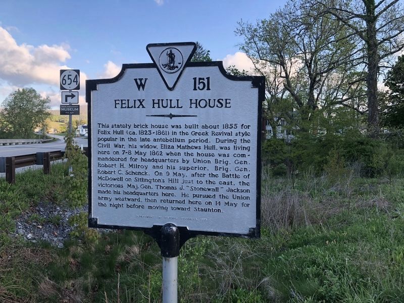 Felix Hull House Marker image. Click for full size.