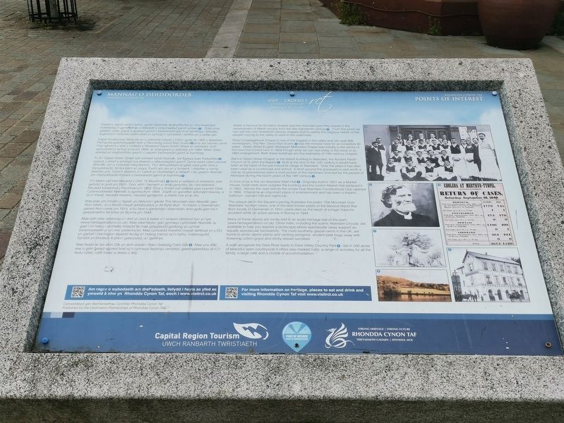 Chapels of Aberdare Marker. Click for full size. Chapels of Aberdare Marker image. Click for full size.