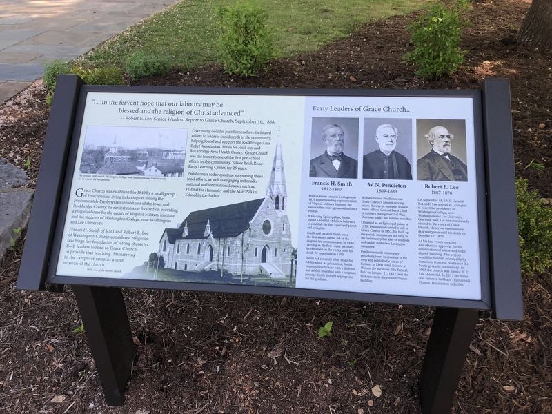 Grace Church Marker image. Click for full size.