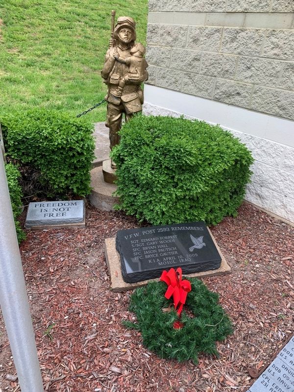 V.F.W. Post 2593 Remembers Marker. Click for full size. V.F.W. Post 2593 Remembers Marker image. Click for full size.