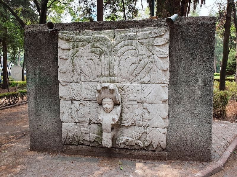 A nearby Kukulkan or Quetzalcoatl sculpture image. Click for full size.
