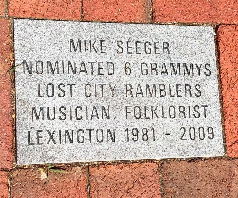 Mike Seeger Marker image. Click for full size.