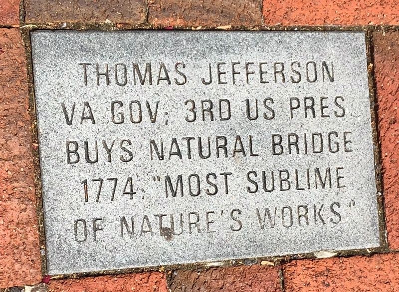 Thomas Jefferson Marker image. Click for full size.