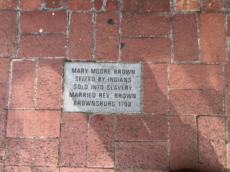 Mary Moore Brown Marker image. Click for full size.