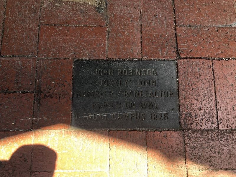 John Robinson Marker. Click for full size. John Robinson Marker image. Click for full size.