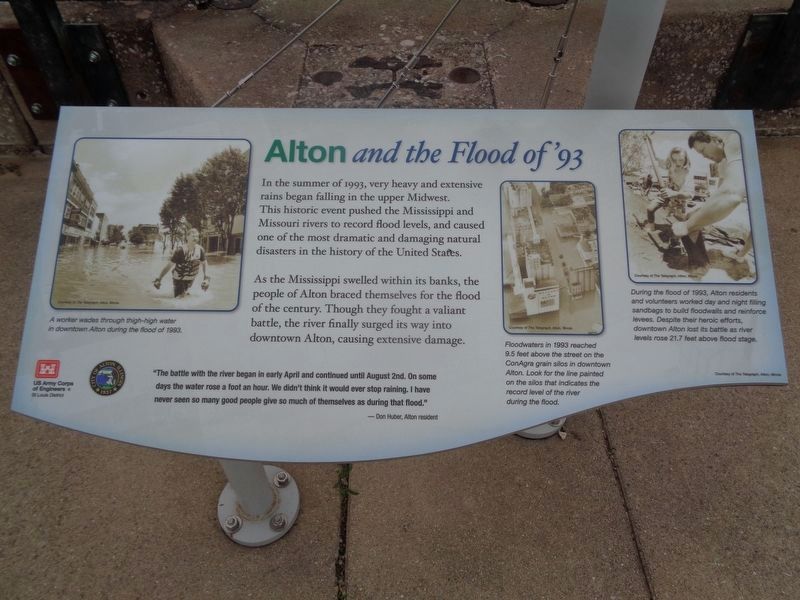 Alton and the Flood of '93 Marker image. Click for full size.