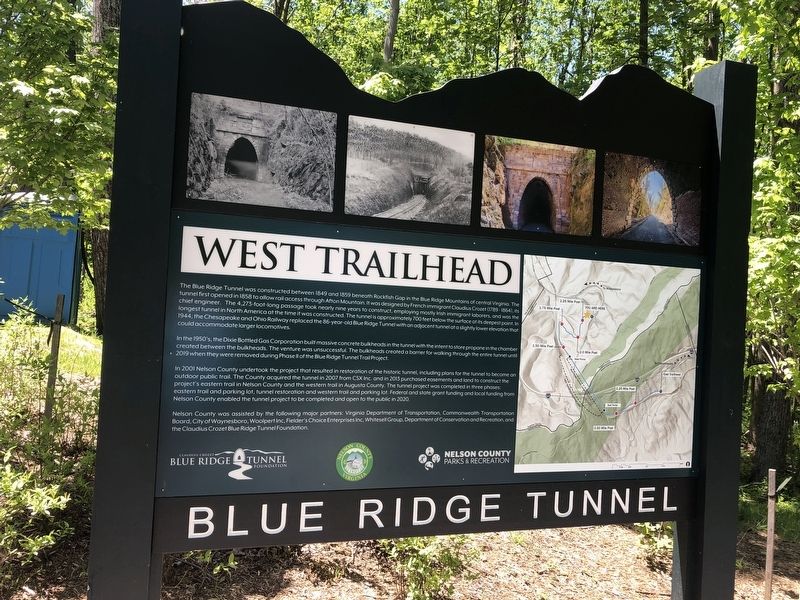 West Trailhead Marker image. Click for full size.