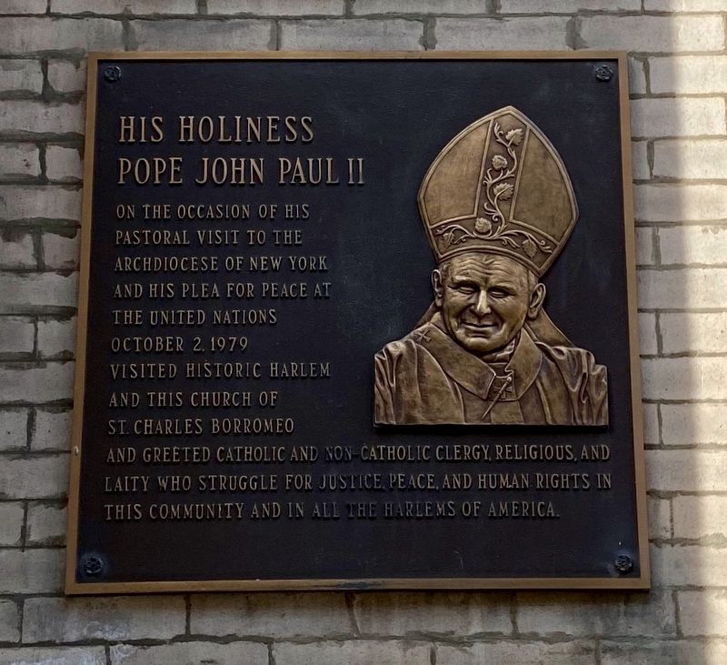 His Holiness Pope John Paul II Marker image. Click for full size.