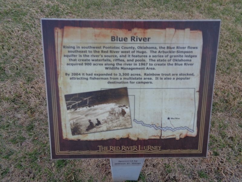 Blue River Marker image. Click for full size.