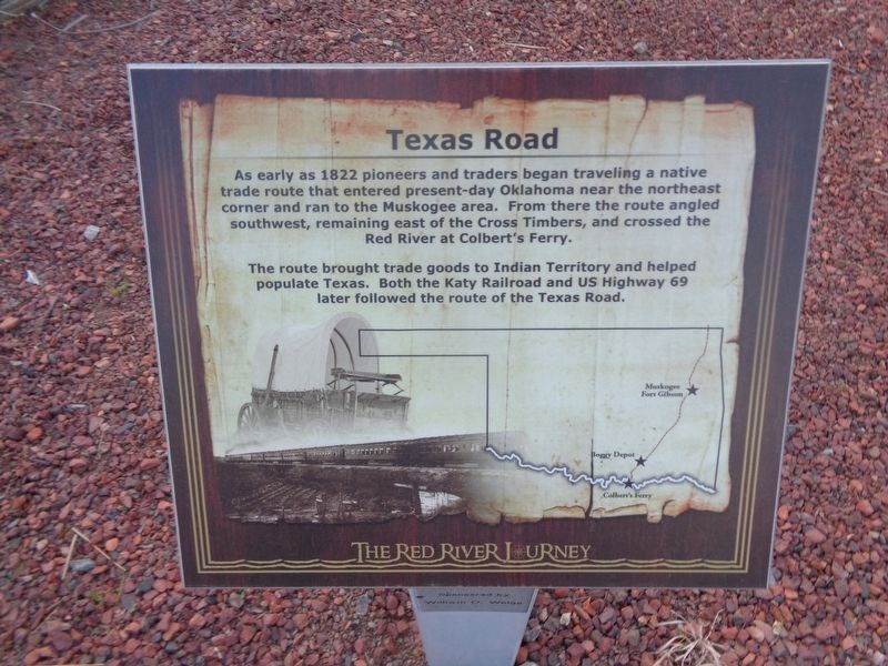 Texas Road Marker image. Click for full size.