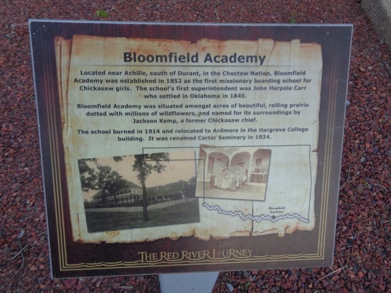 Bloomfield Academy Marker image. Click for full size.